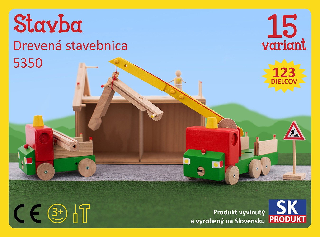 Moy Toy Dřevěná stavebnice Stavba Moy Toy