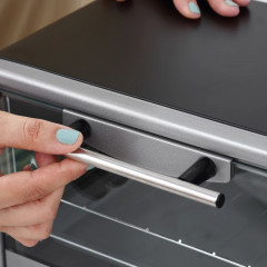 Elektrická trouba 10 litrů | černá + stříbrná č.3