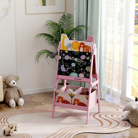 Dětský malířský stojan | růžový č.6