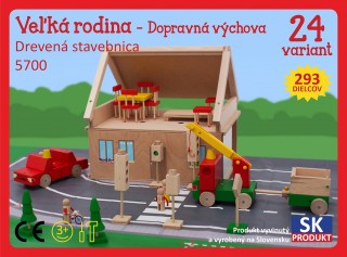 Dřevěná stavebnice Velká rodina Moy Toy č.1