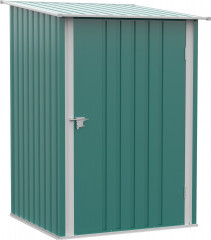 Kovová kůlna na nářadí 100 x 103 x 160 cm | zelená č.1