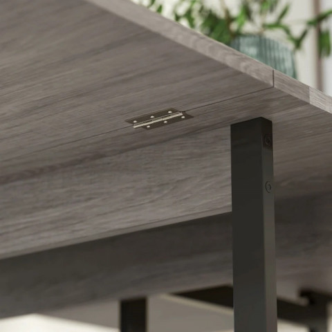 Rozkládací jídelní stůl pro 2-4 osoby | šedý č.7