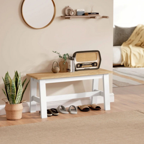 Lavice k jídelnímu stolu, 95 x 30 x 45 cm | dub č.6