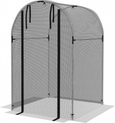 Zahradní síť pro ochranu před škůdci 1,2 x 1,2 m | černá č.1