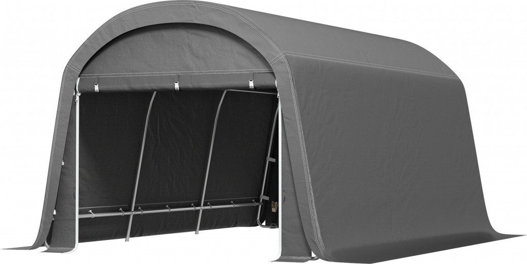 Garážový stan 300 x 450 x 230 cm | tmavě šedý