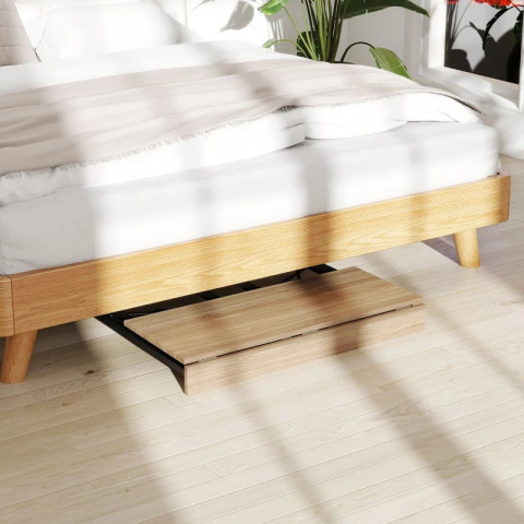 Pojízdný skládací stůl | dub č.6