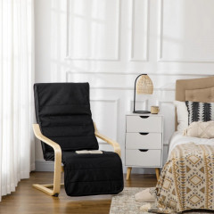 Relaxační křeslo 66,5 x 94 x 100 cm | černé č.1