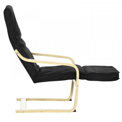 Relaxační křeslo 66,5 x 94 x 100 cm | černé č.4