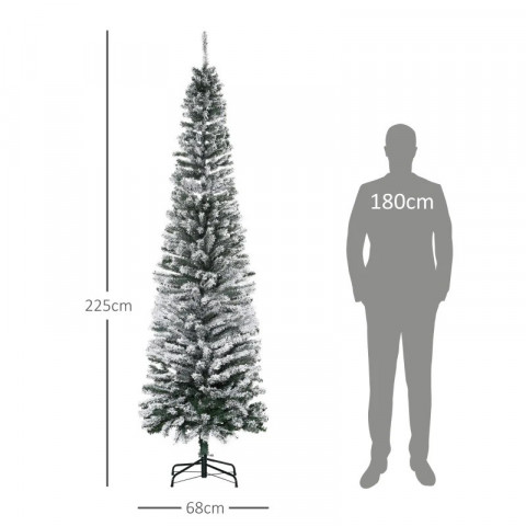 Umělý vánoční stromek 225 cm | zelený č.3