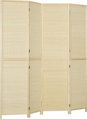 Interiérový bambusový paraván | přírodní č.1