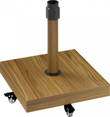 Pojízdný stojan na slunečník | přírodní č.1