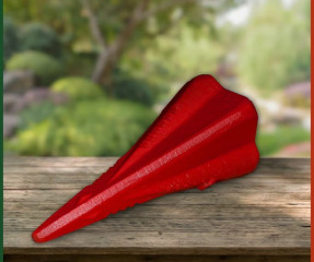 Štípací klín z uhlíkové oceli | červený č.1