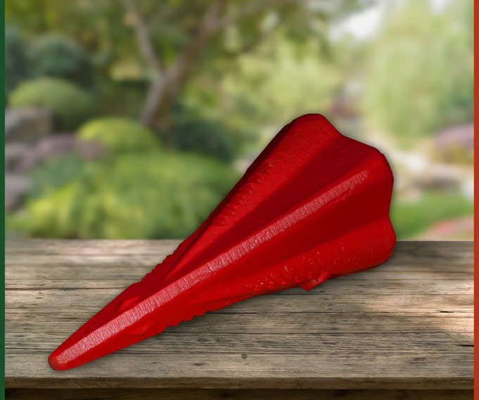 Štípací klín z uhlíkové oceli | červený