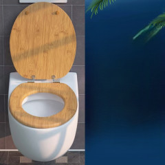 WC sedátko Bambus s tlumeným dovíráním č.3