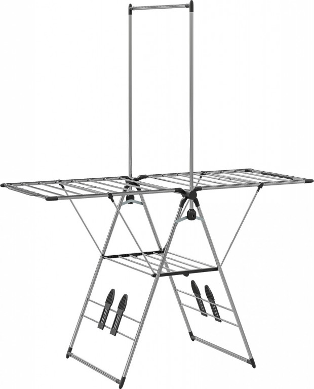 Skládací sušák na prádlo | stříbrný