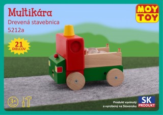 Dřevěná stavebnice Multikára Moy Toy č.1