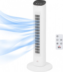 Sloupový ventilátor s dálkovým ovládáním 30 x 30 x 78 cm | bílý č.1