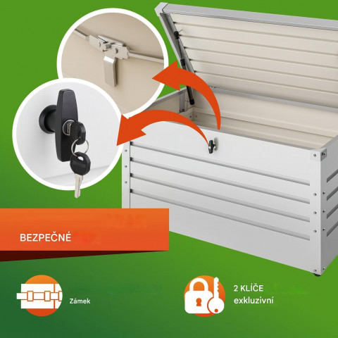 Úložný box 385L | světle šedý č.4