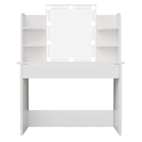 Toaletní stolek Bella s LED osvětlením | bílý č.2