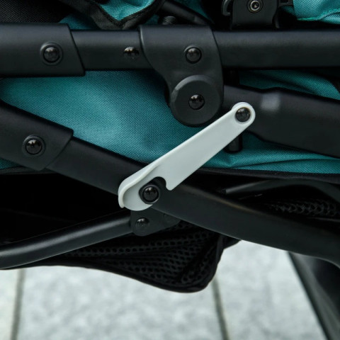 Kočárek pro psy 111 x 58 x 107 cm | tmavě zelený č.5