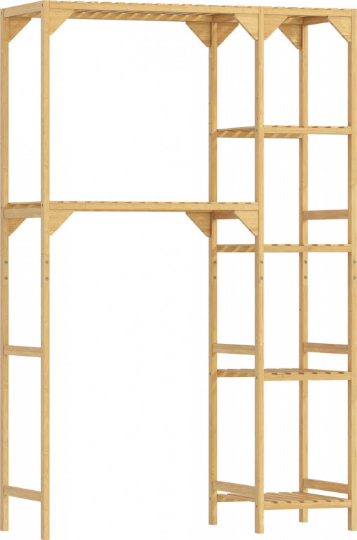 Bambusová polička nad pračku | přírodní