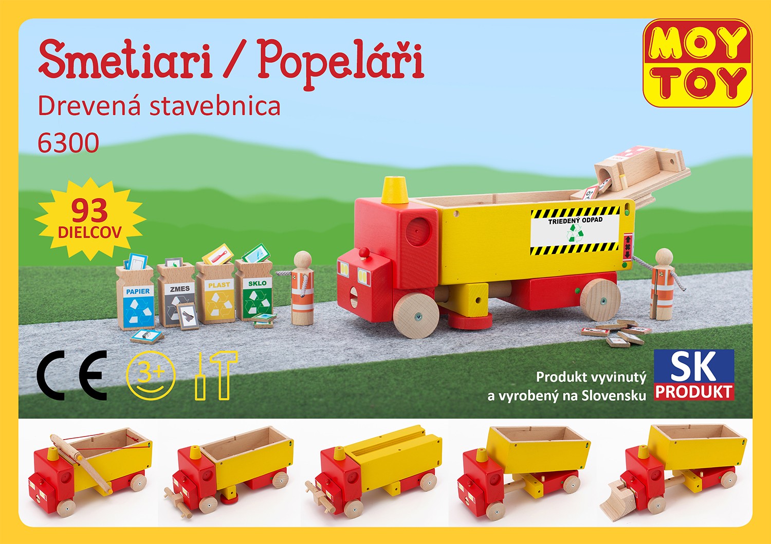 Moy Toy Dřevěná stavebnice Popeláři Moy Toy