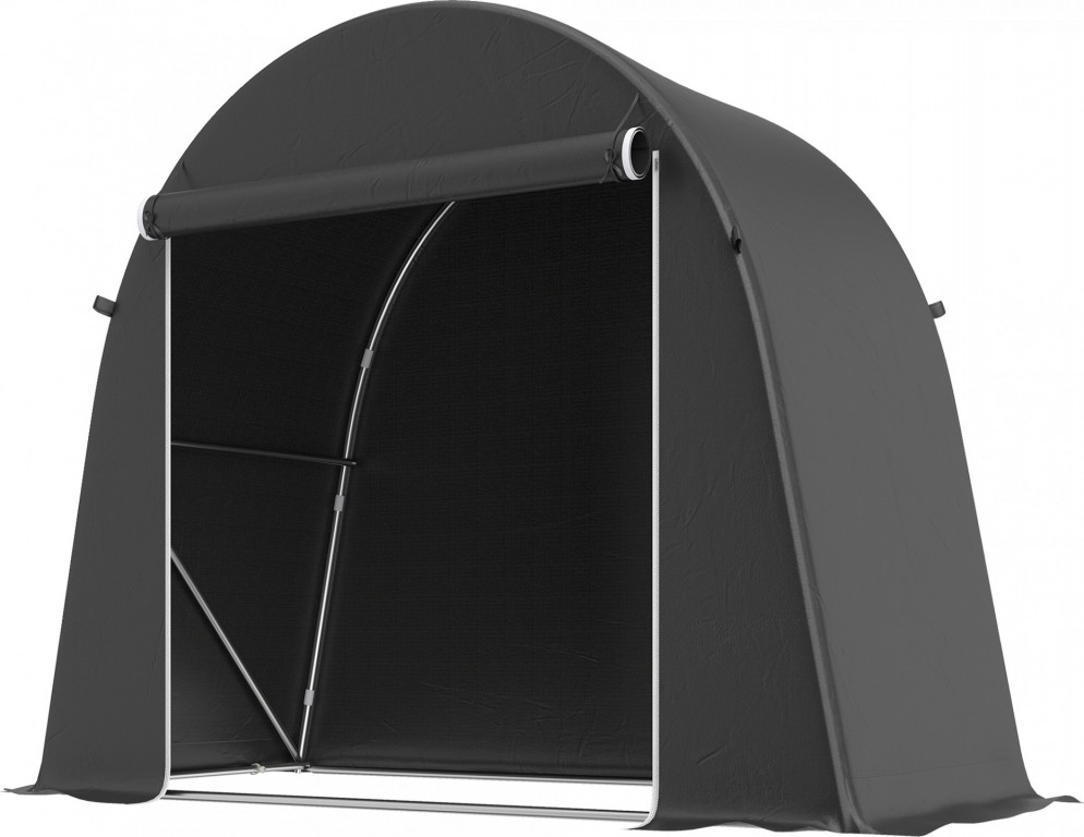 Garážový stan 245 x 120 x 200 cm | tmavě šedý