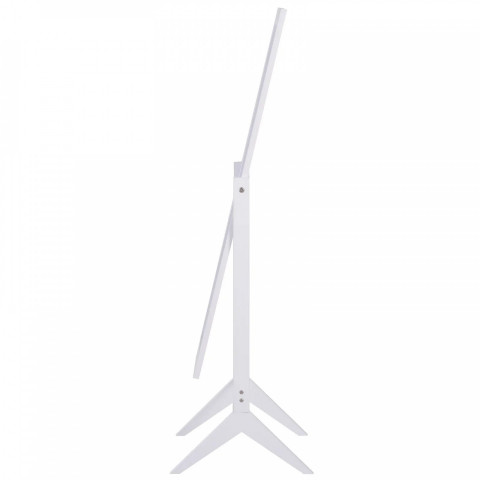 Elegantní stojací zrcadlo 47 x 46 x 148 cm | bílé č.5