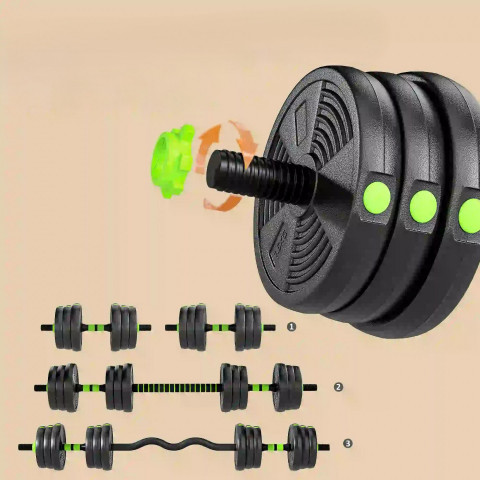 Nastavitelná sada činek 3 v 1, 25 kg | černá č.2