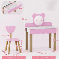 Dětský kosmetický set | růžový + bílý č.2