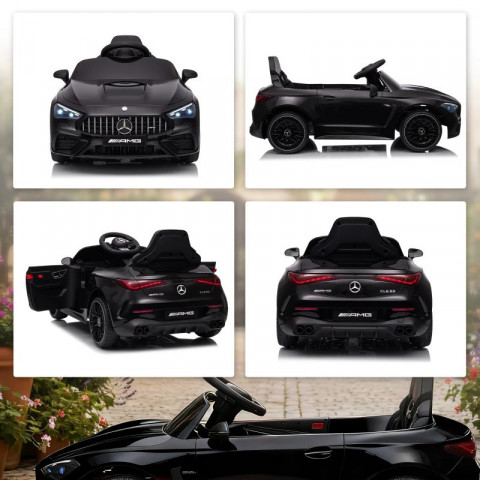 Dětské elektrické autíčko s dálkovým ovládáním | černé č.4