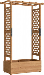 Vyvýšený záhon 110 x 44 x 181 cm | oranžový č.1