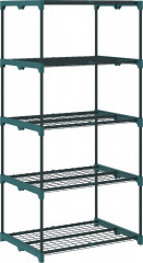 5patrový stojan na květiny 138 cm vysoký | tmavě zelený č.1