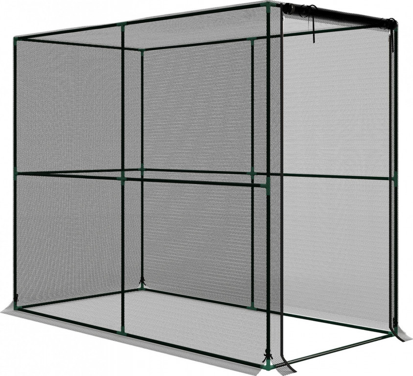 Síť proti hmyzu s jemnými oky 2 x 1 x 1,6 m | černá