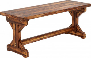 2místná zahradní lavice 14 x 40 x 46 cm | hnědá č.1