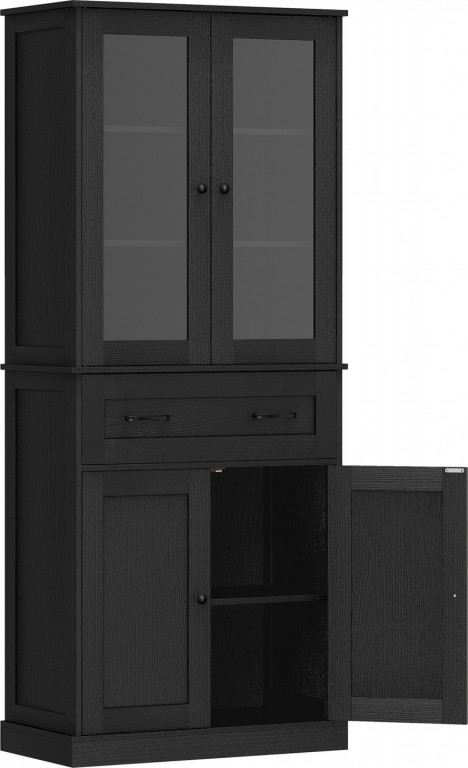 Kuchyňská skříňka 76 x 40 x 182,5 cm | černá