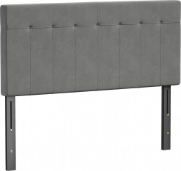 Čelo postele 140 x 10 x 106/116/126 cm | šedá č.1