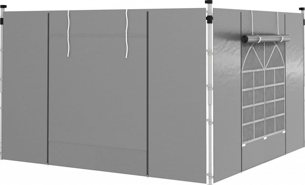 Sada 2 bočních panelů pro altán 3x3/3x6 m | šedé