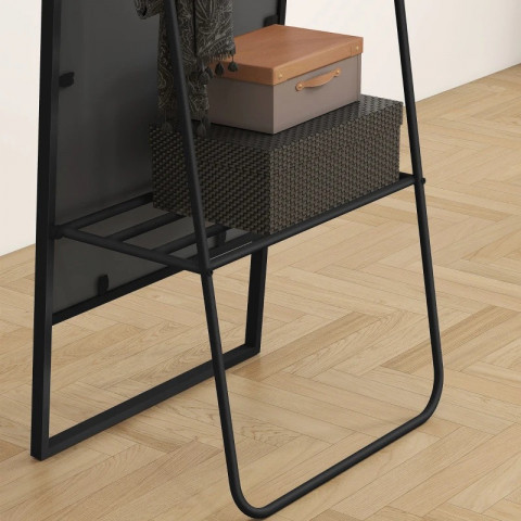 Celoplošné zrcadlo 157 x 50 cm | černé č.6