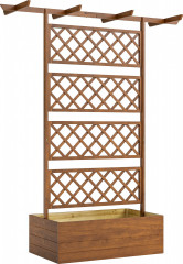 Vyvýšený záhon 160 x 55 x 183 cm | oranžový č.1