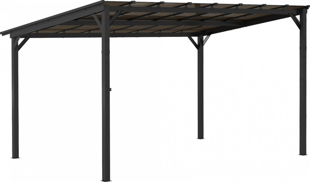 Zastřešení terasy cca 3 x 4,3 m | šedé