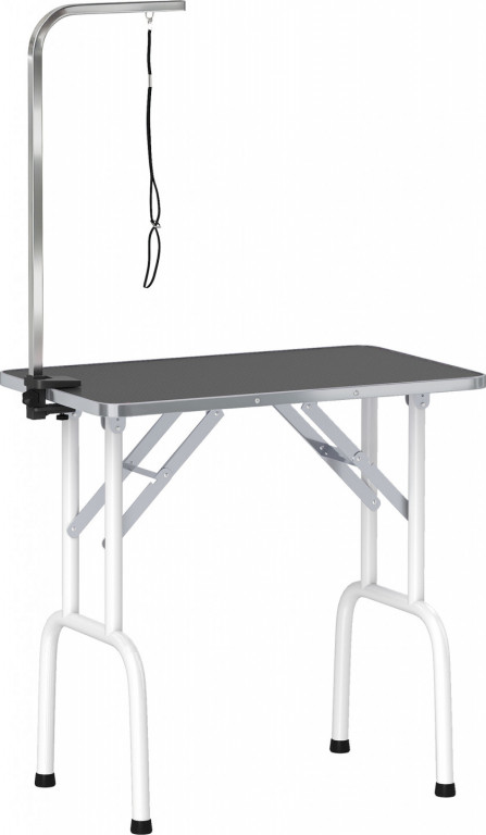 Stůl na stříhání pro psy 81x48,5x80 cm | černý