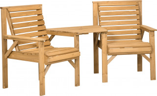 Dřevěný zahradní nábytek odolný proti povětrnostním vlivům |hnědá č.1