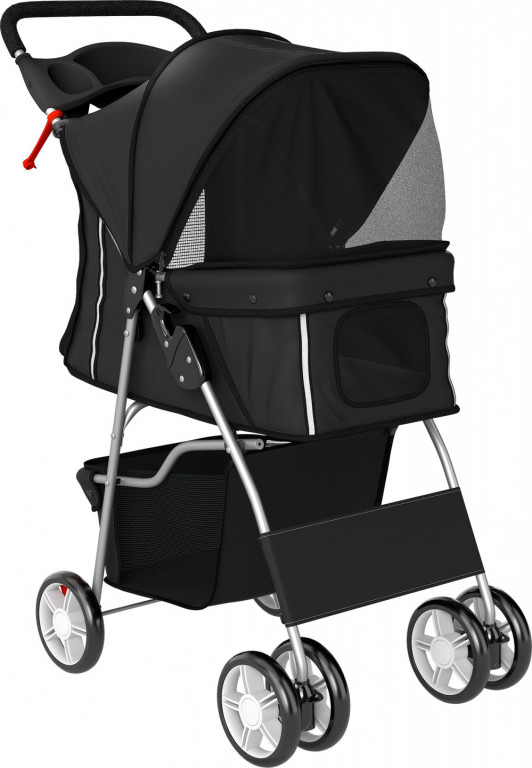 Kočárek pro psy kočárek pro psy a kočky | černý