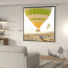 Projekční plátno 195cm x 8cm x 182cm | bílé