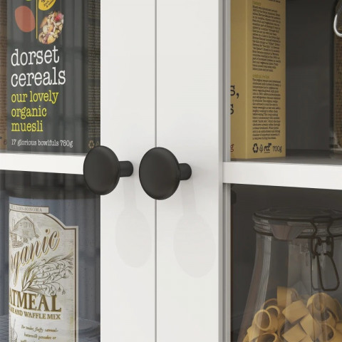 Vysoká kuchyňská skříňka s ochranou proti překlopení | bílá č.5