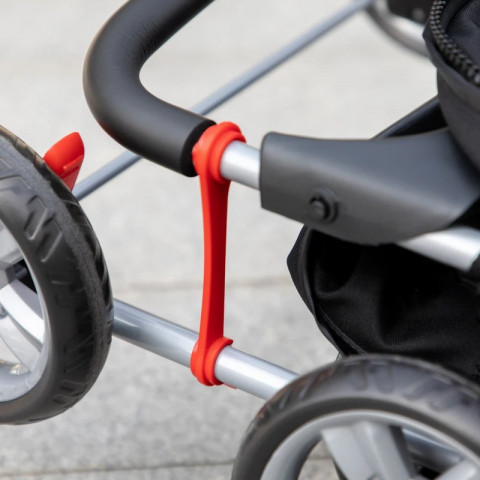 Kočárek pro psy, 75 x 45 x 97 cm | černý č.4