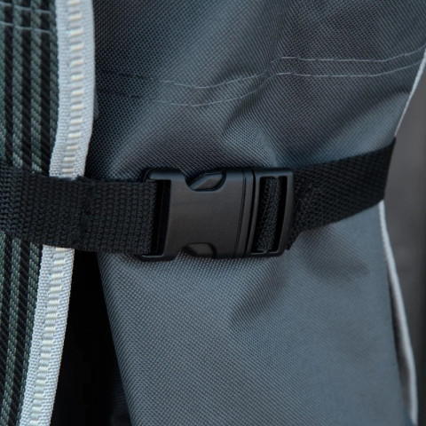 Kempingové skládací lůžko do 150 kg |šedé č.7