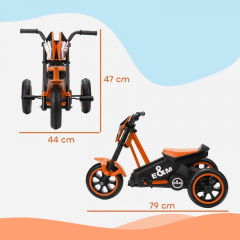 Dětská balanční tříkolka | oranžová č.3