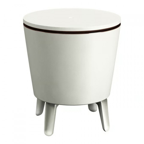 Barový odkládací stolek Cool Bar | bílý/hnědý č.4